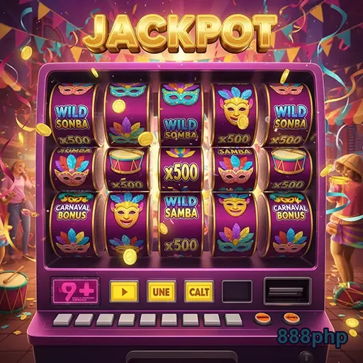 Player enjoying mobile slot games at 888php