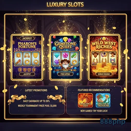 888php luxury slots promotions